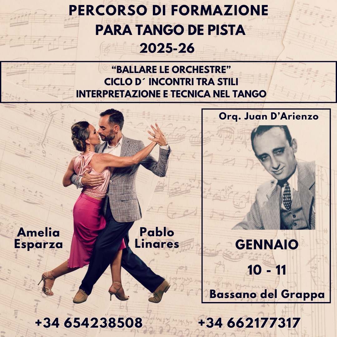 Ballare Juan D’Arienzo con Pablo y Amellia