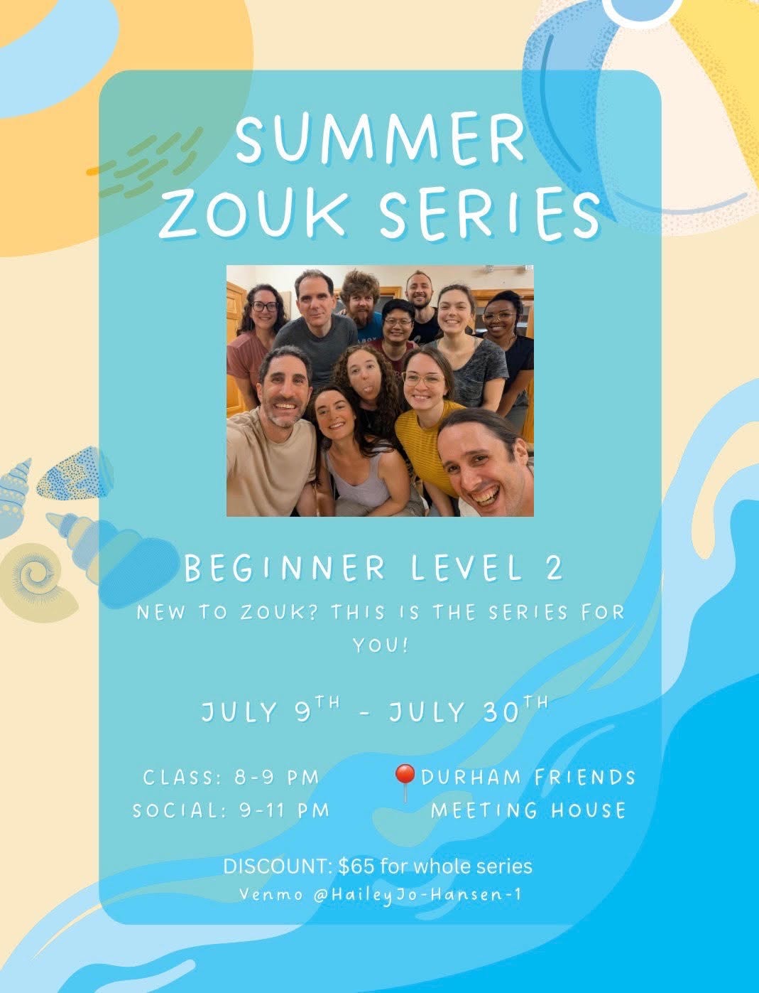 Summer Zouk Series for Beginners!