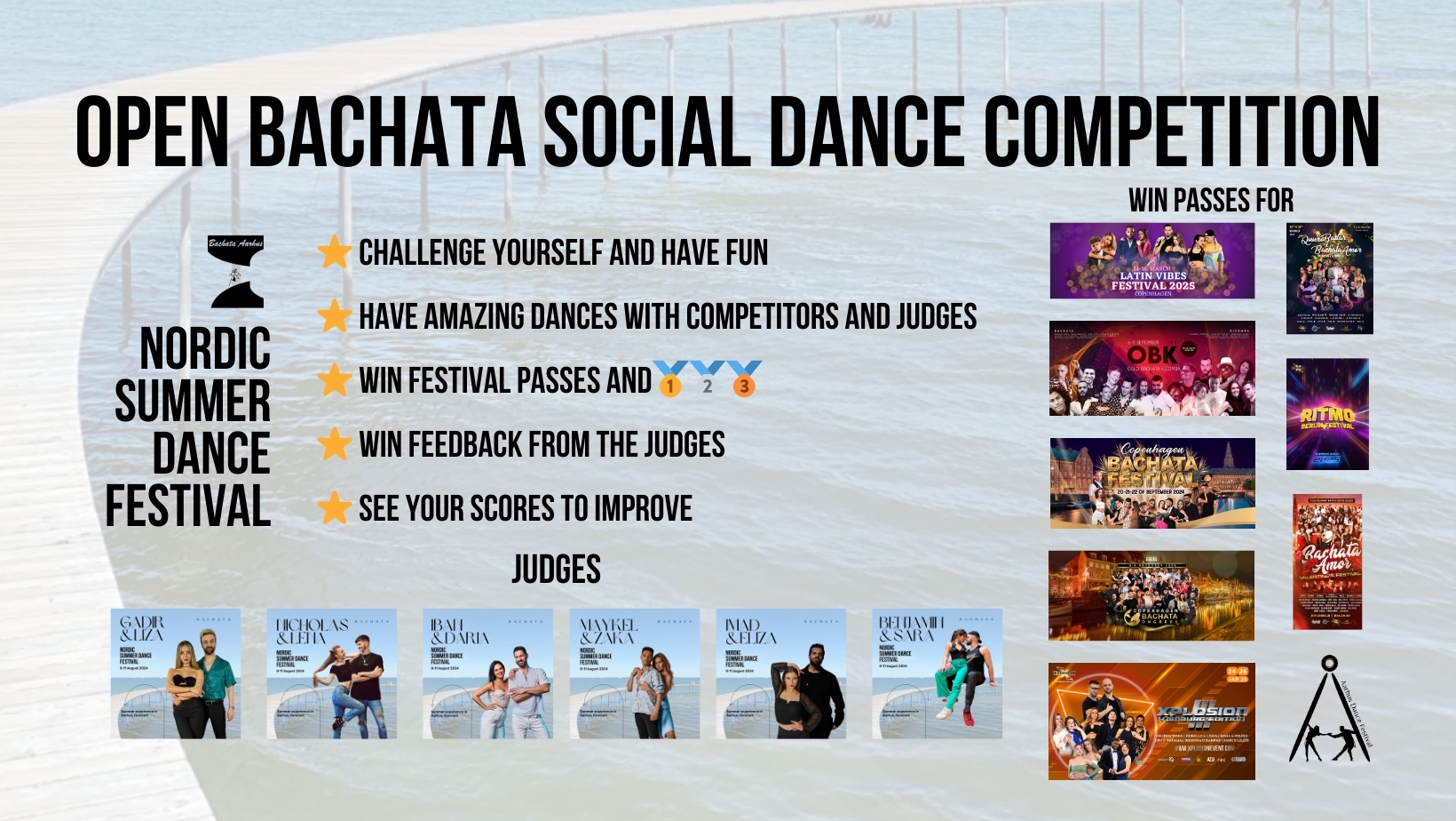 β
Aarhus Open Bachata Social Dance Competition at Nordic Summer Dance Festival 2024 β