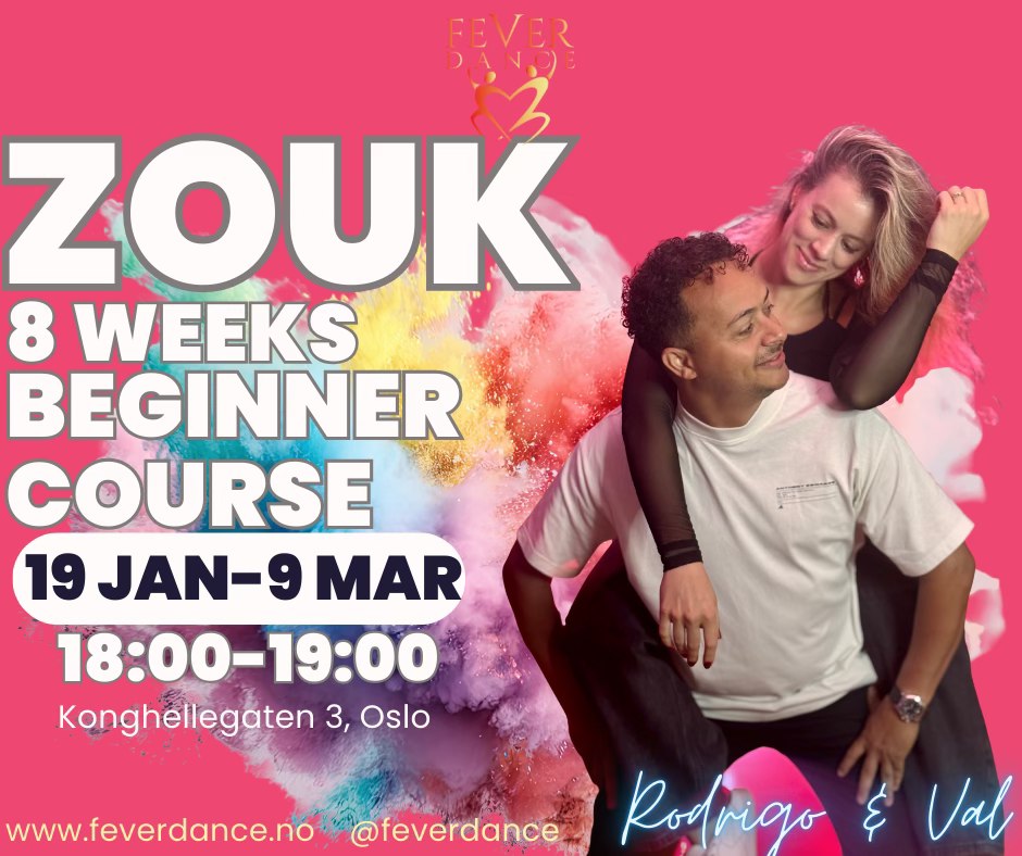 Zouk - 8 weeks Beginner course 19.01-