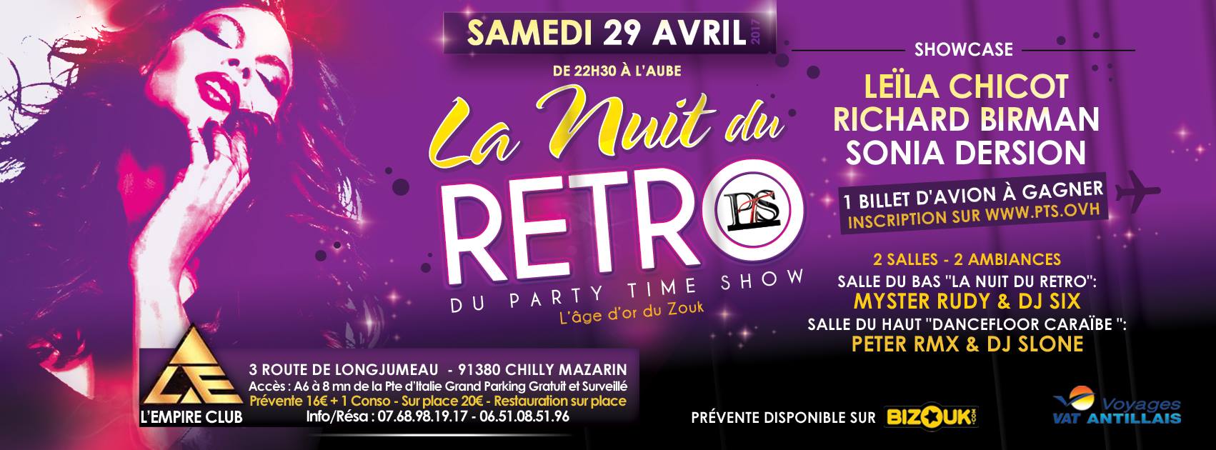 La Nuit Du Rétro du PTS avec L Chicot, R Birman et S Dersion