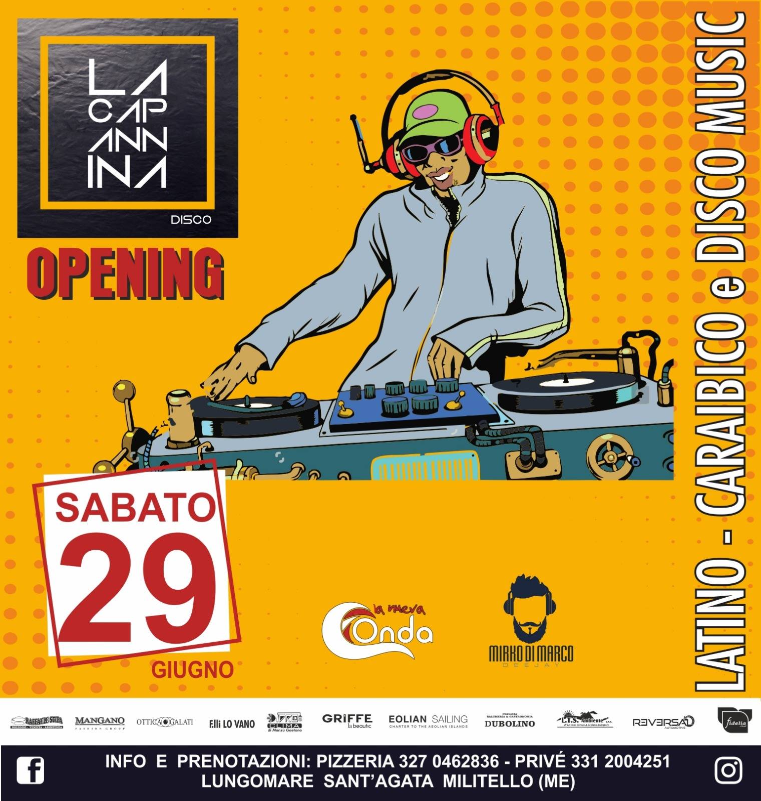 Capannina Opening Season - Caraibico & Disco