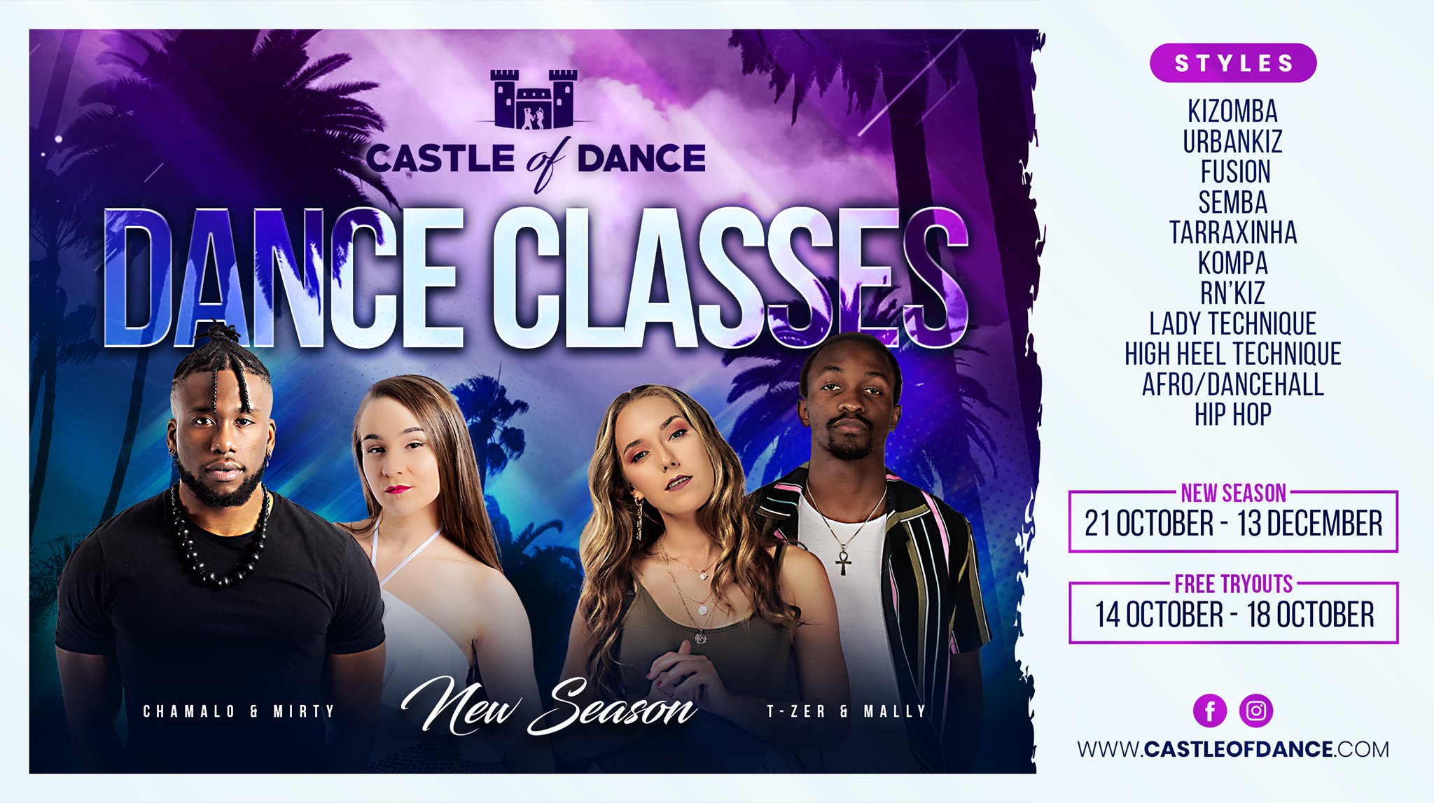 Kizomba lessons by the world champion - New season 2019