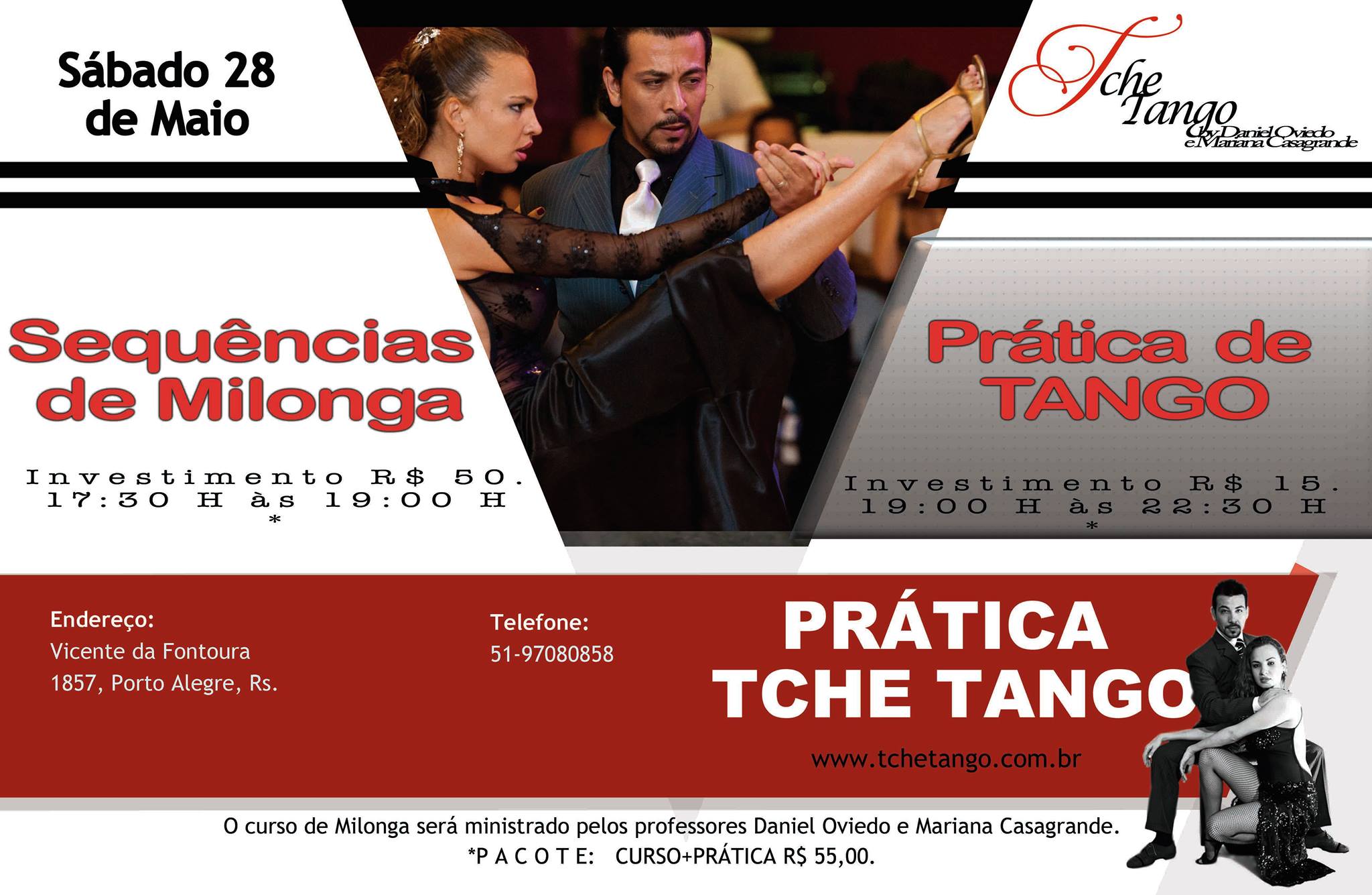 Volta das práticas da Tche Tango-Curso Sequências de Milonga.