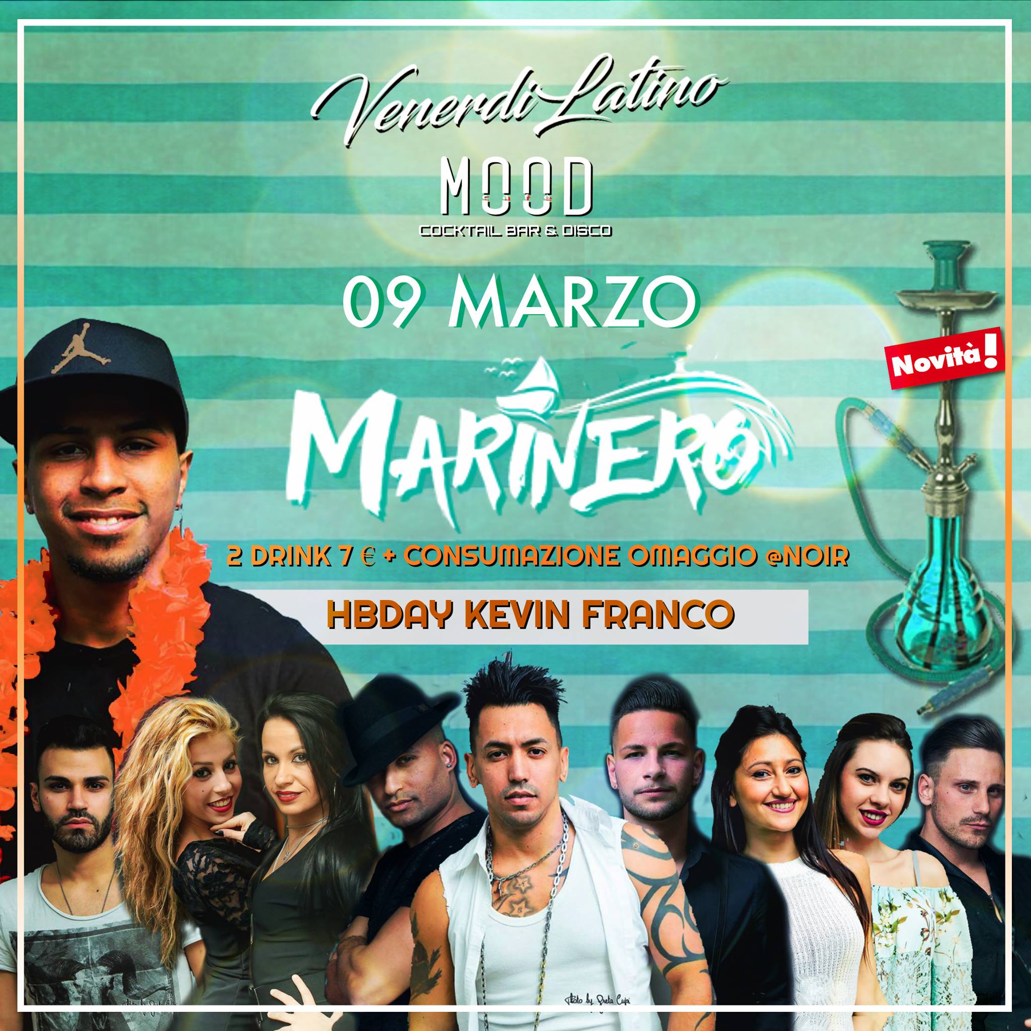 VenerdiLatino . Marinero . 2 Drink 7€