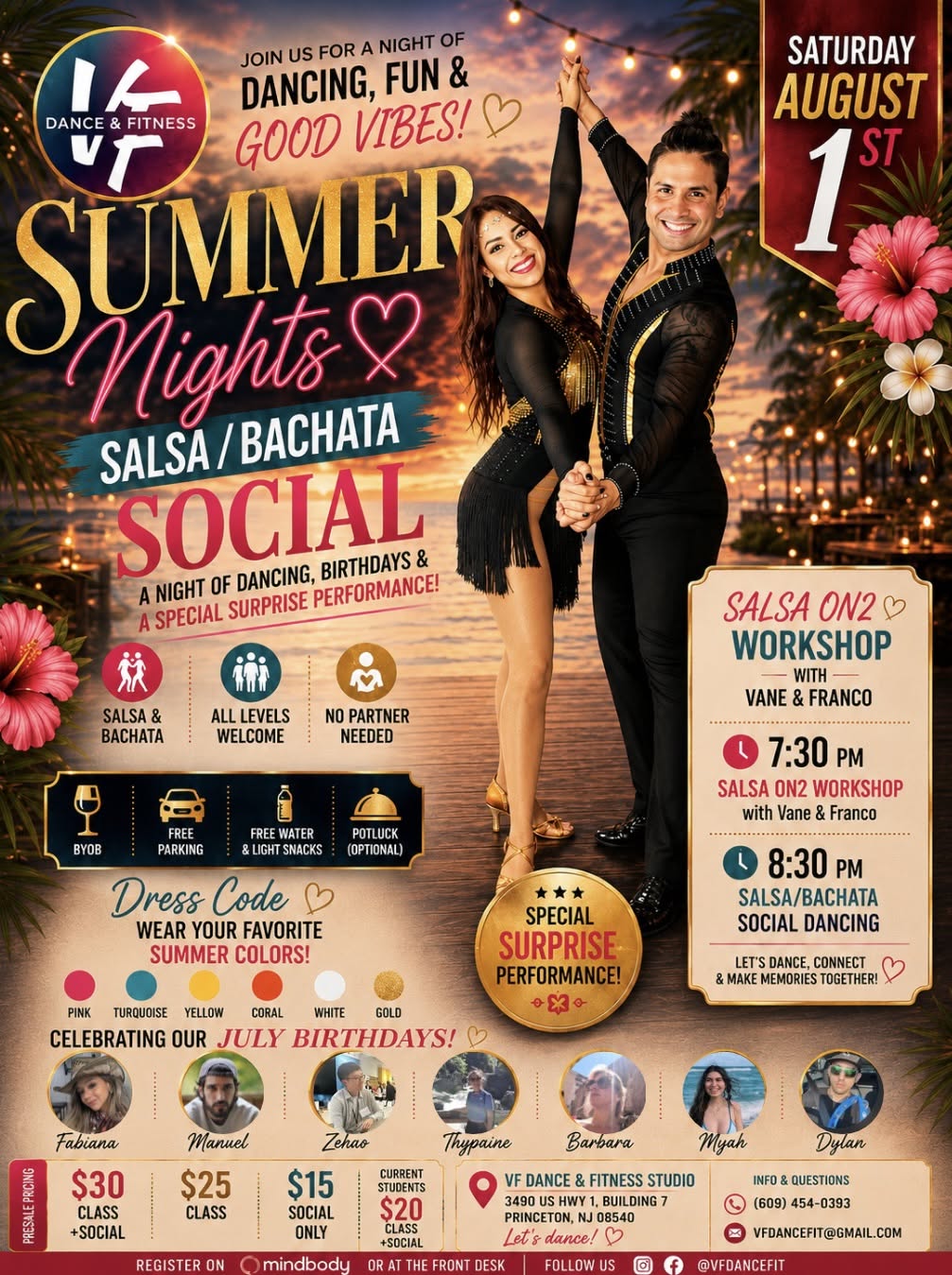 ☀️ Summer Nights Salsa & Bachata Social ☀️