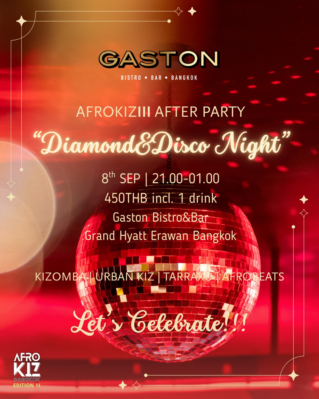 "Diamond&Disco Night" AfroKizIII After Party