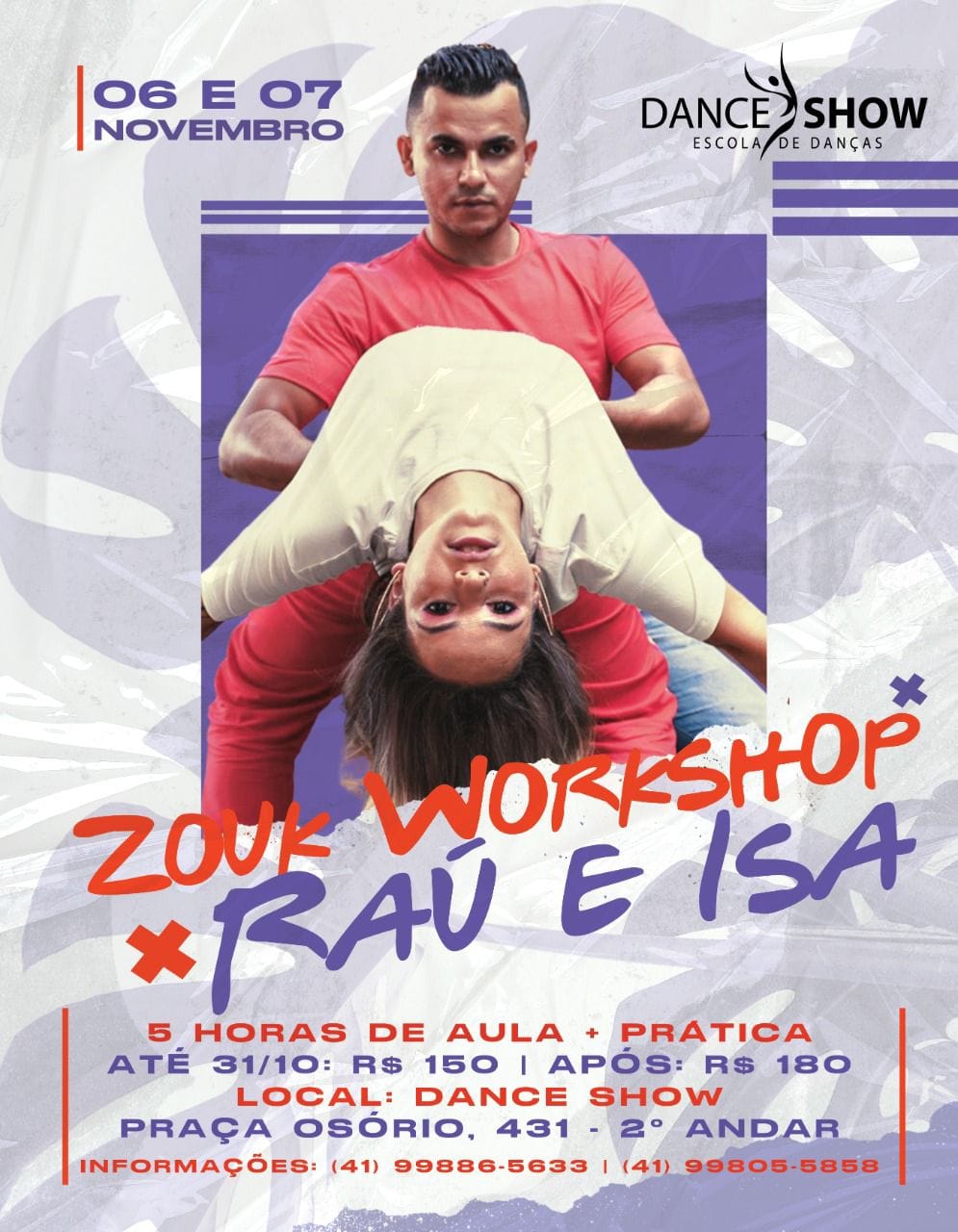 Workshop de Zouk com Raú e Isa