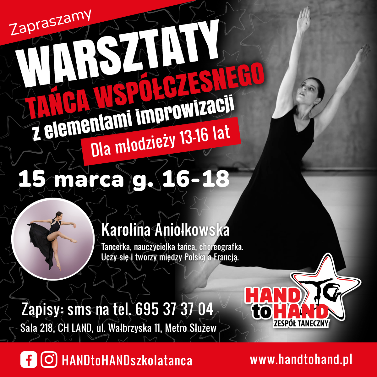 Warsztaty tańca Współczesnego z elementami improwizacji