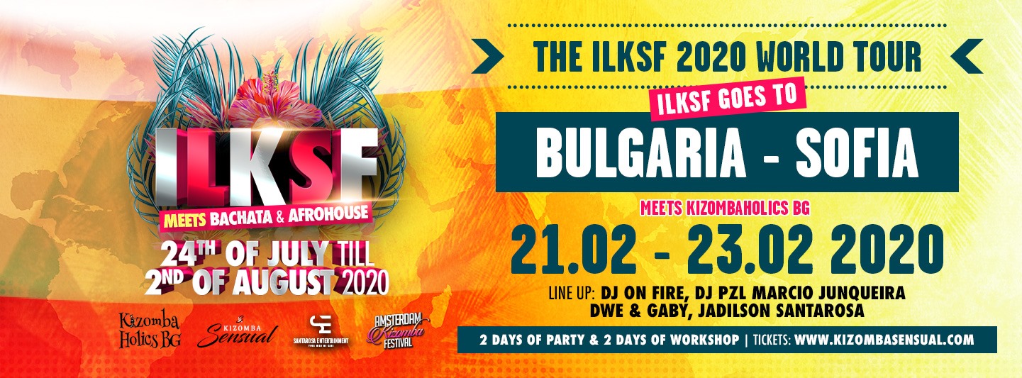 I Love Kizomba Sensual Festival Promo Tour 2020 Sofia