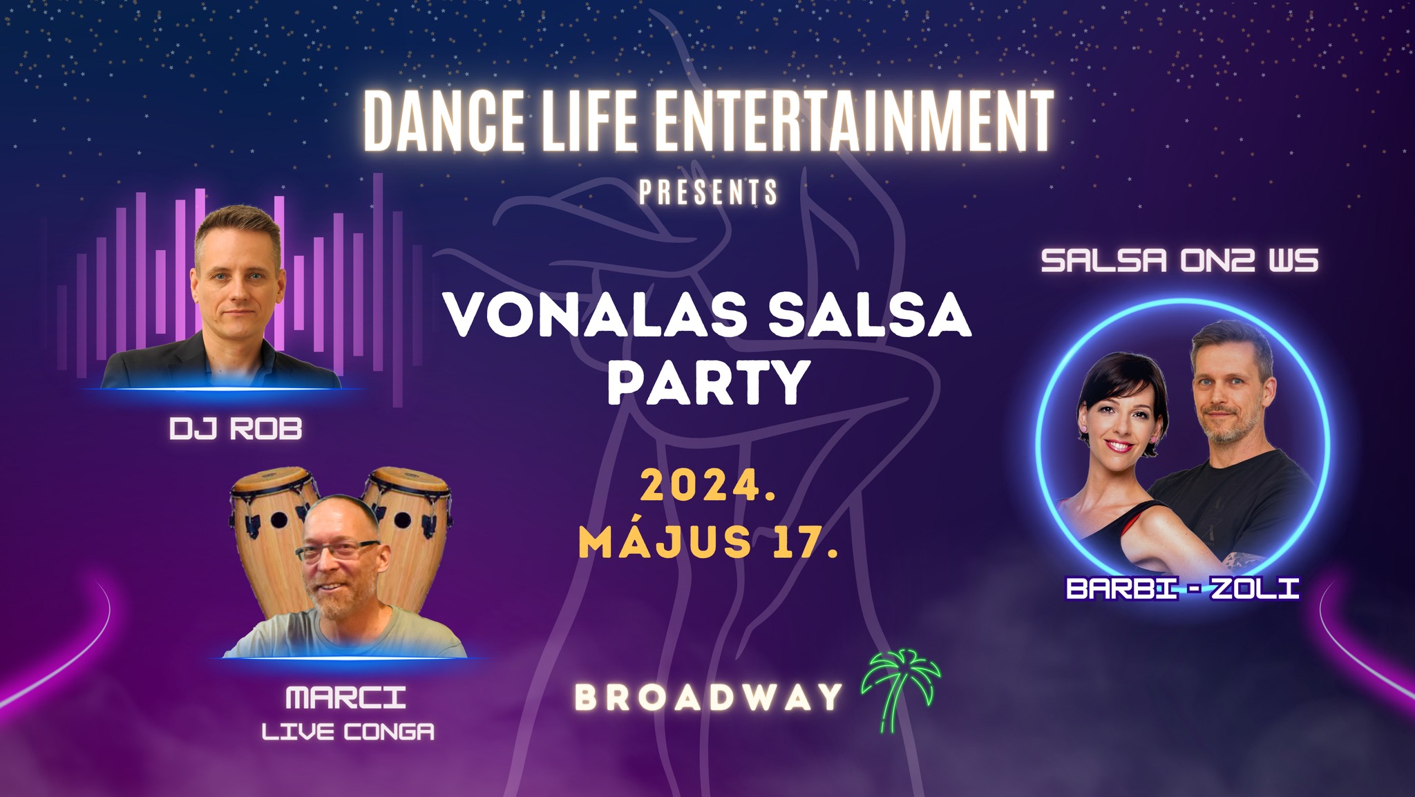 Vonalas Salsa Party