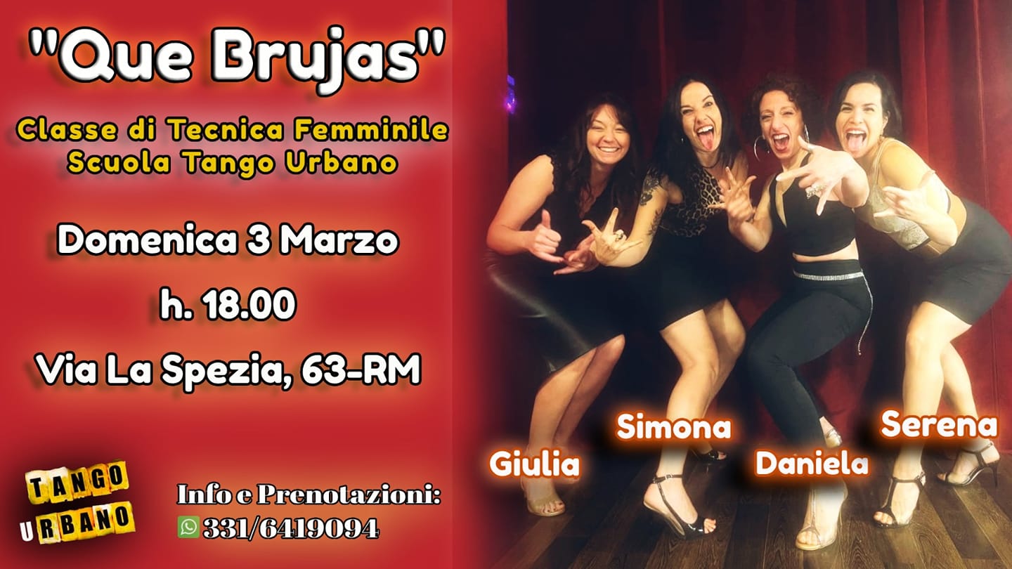 QUE BRUJAS! Tecnica femminile TANGO