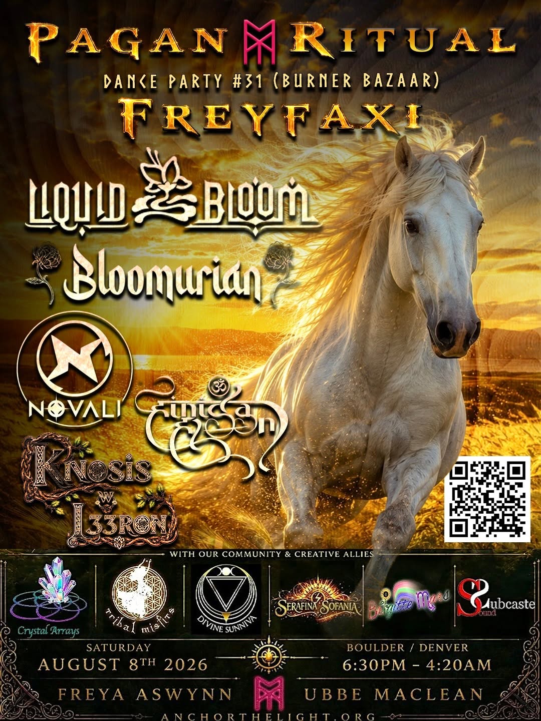 Frefaxi Burner Bazaar :: Pagan Ritual Dance Party #31 Ft. Liquid Bloom, Bloomurian & friends!