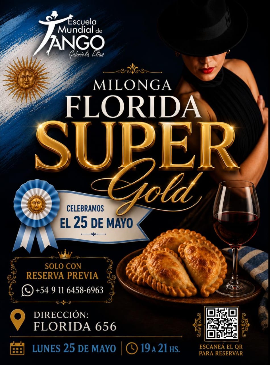 π¦π· COMING TO BUENOS AIRES TO DANCE TANGO Then you NEED to experience FLORIDA GOLD MILONGA