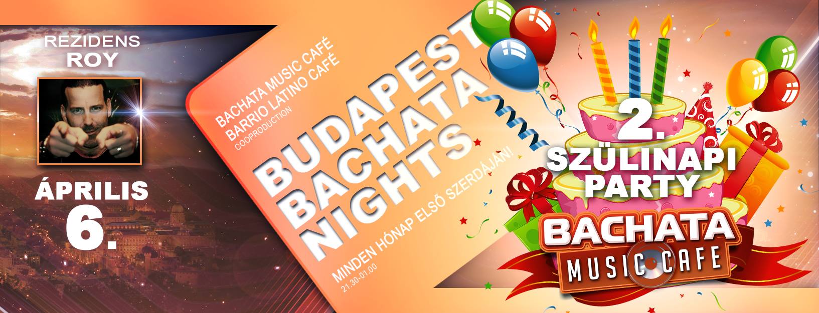 BUDAPEST BACHATA NIGHTS MINDEN HÓNAP ELSŐ SZERDÁJA