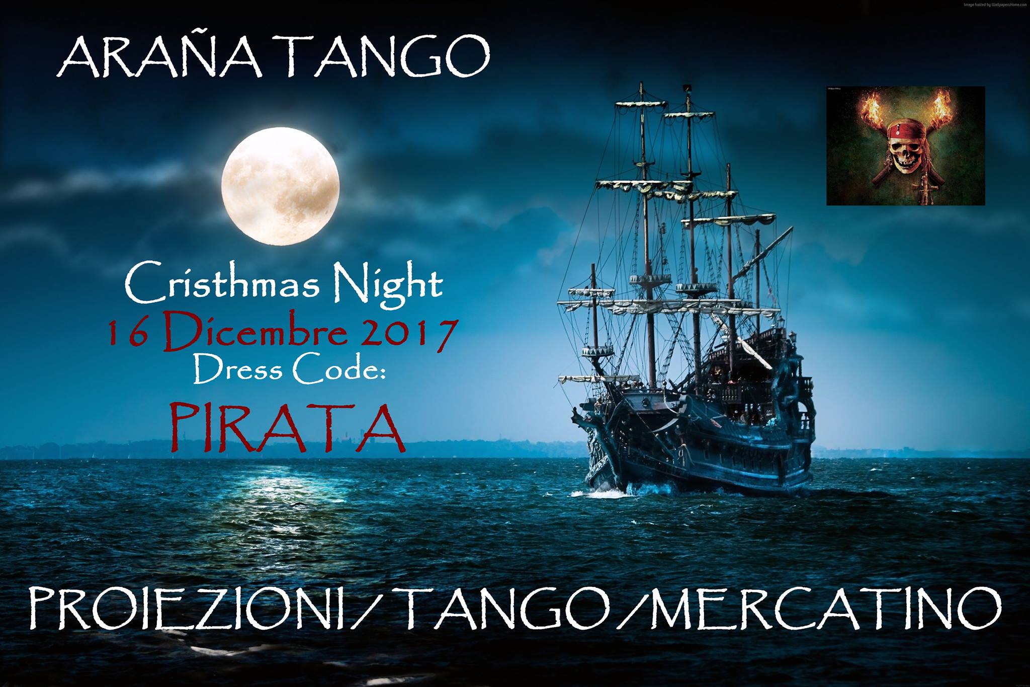 16 Dicembre ARAÑA TANGO " Christhmas Night " la Pratica Pirata