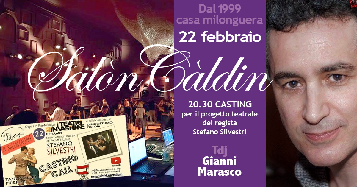 Milonga al Salòn Càldin con casting in pre-serata