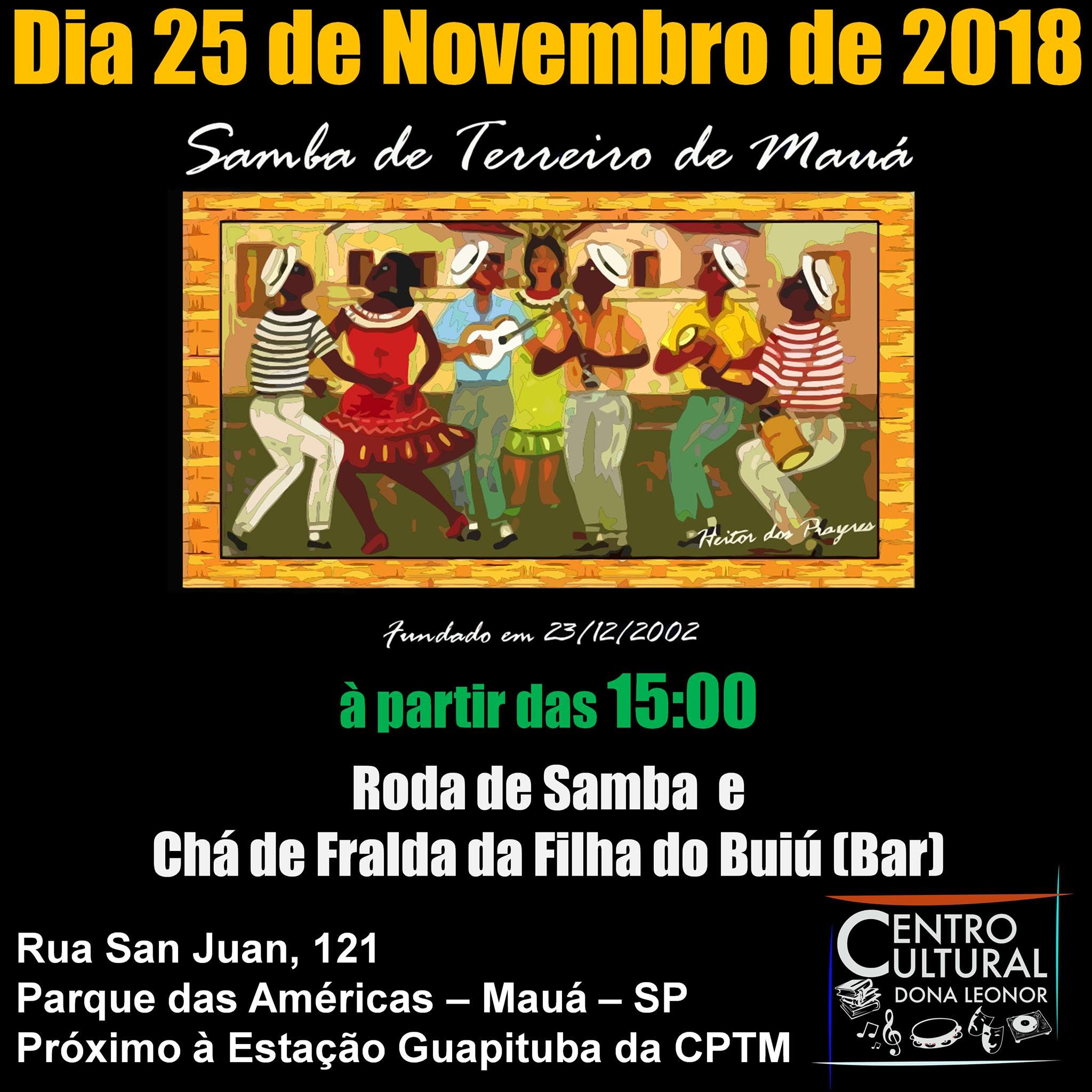 Roda de Samba + Chá de Fralda da Filha do Buiu