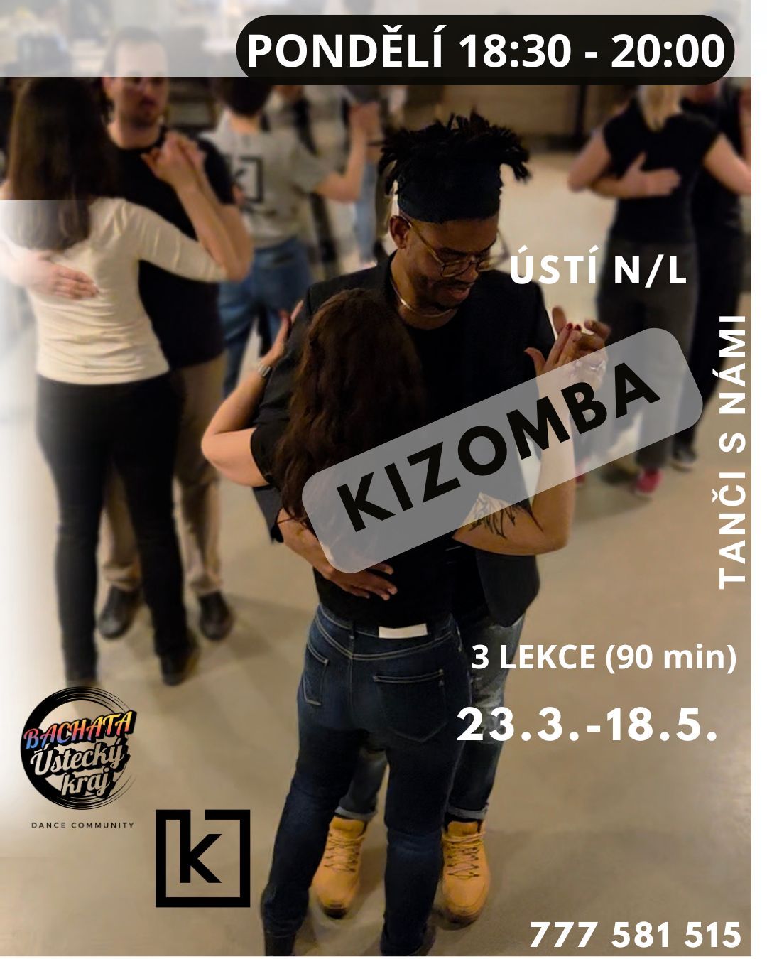 KIZOMBA - kurz úroveň 3 Ústí n L