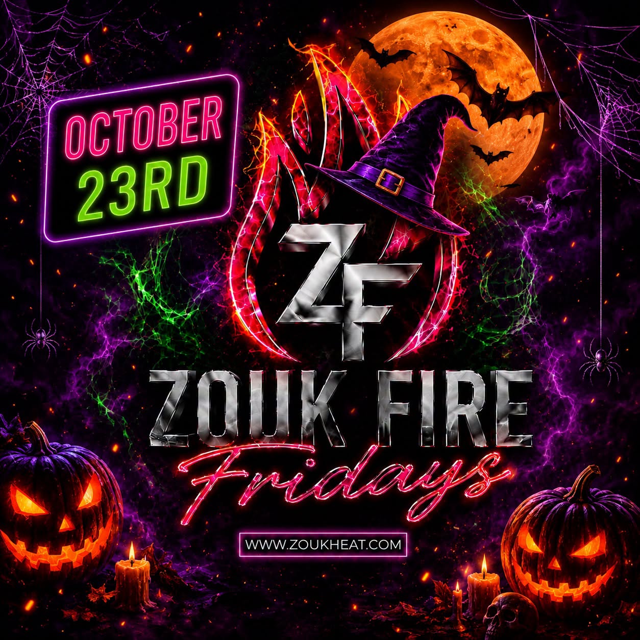ZOUK FIRE FRIDAYS October 23rd🔥