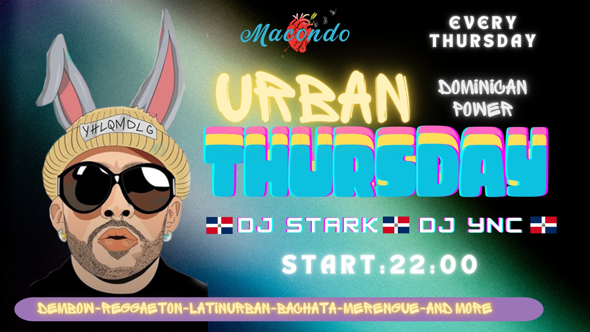 URBAN THURSDAY DOMINICAN PARTY & 🇩🇴DJ YNC DJ STARK09🇩🇴