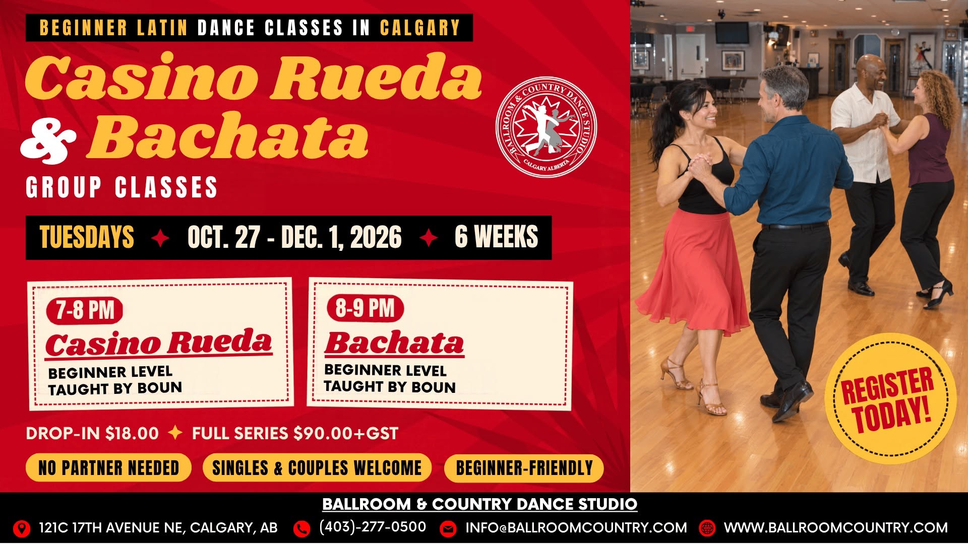 B&C: Beginner Casino Rueda & Bachata
