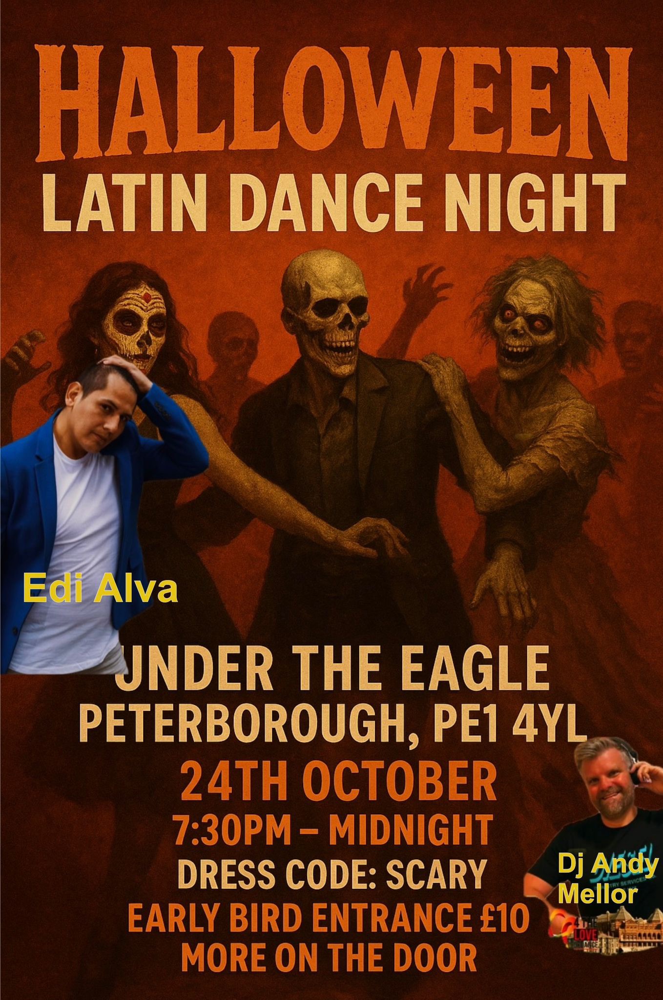 π HALLOWEEN LATIN DANCE NIGHT PETERBOROUGH ππΊ