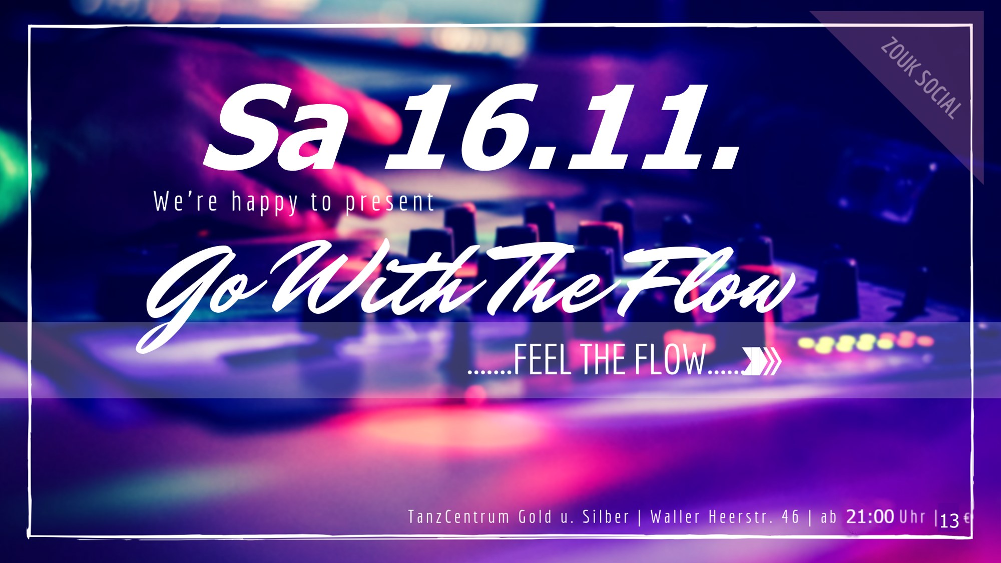 GWTF Zouk Social November