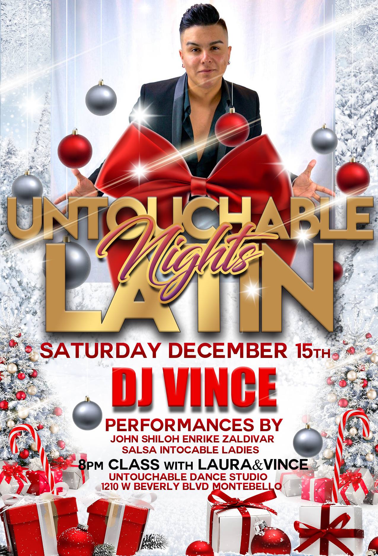 Untouchable Latin Nights Holiday Party with DJ Vince!
