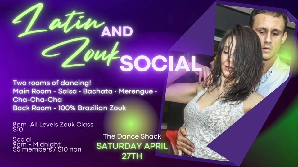 5th Saturday Latin and Zouk Social
