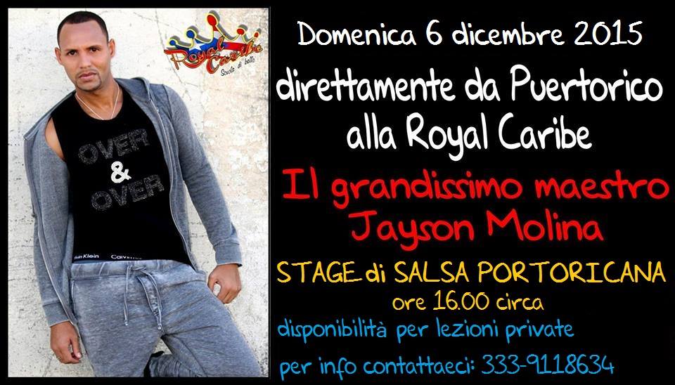 Stage di salsa portoricana Con Jayson