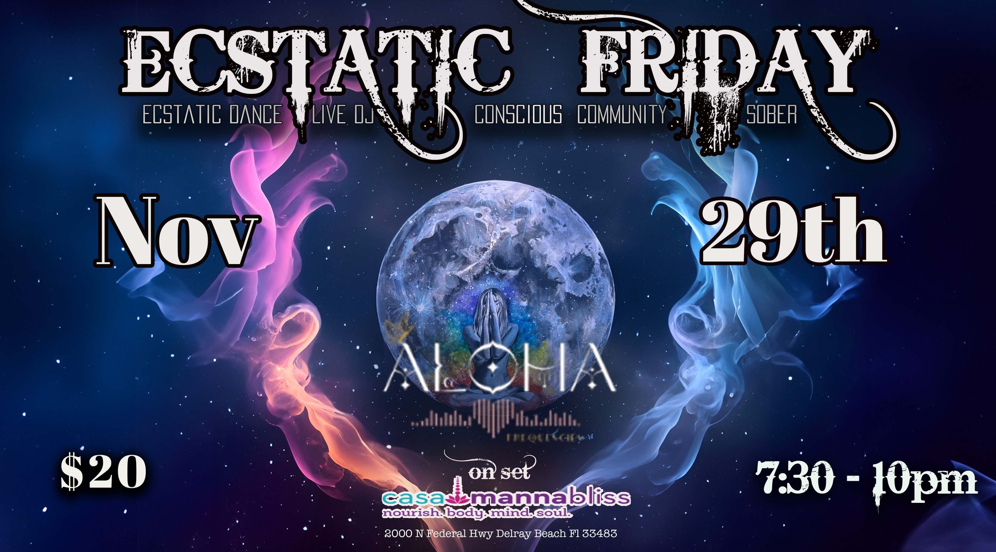 Official Ecstatic Dance event with Live DJ Aloha