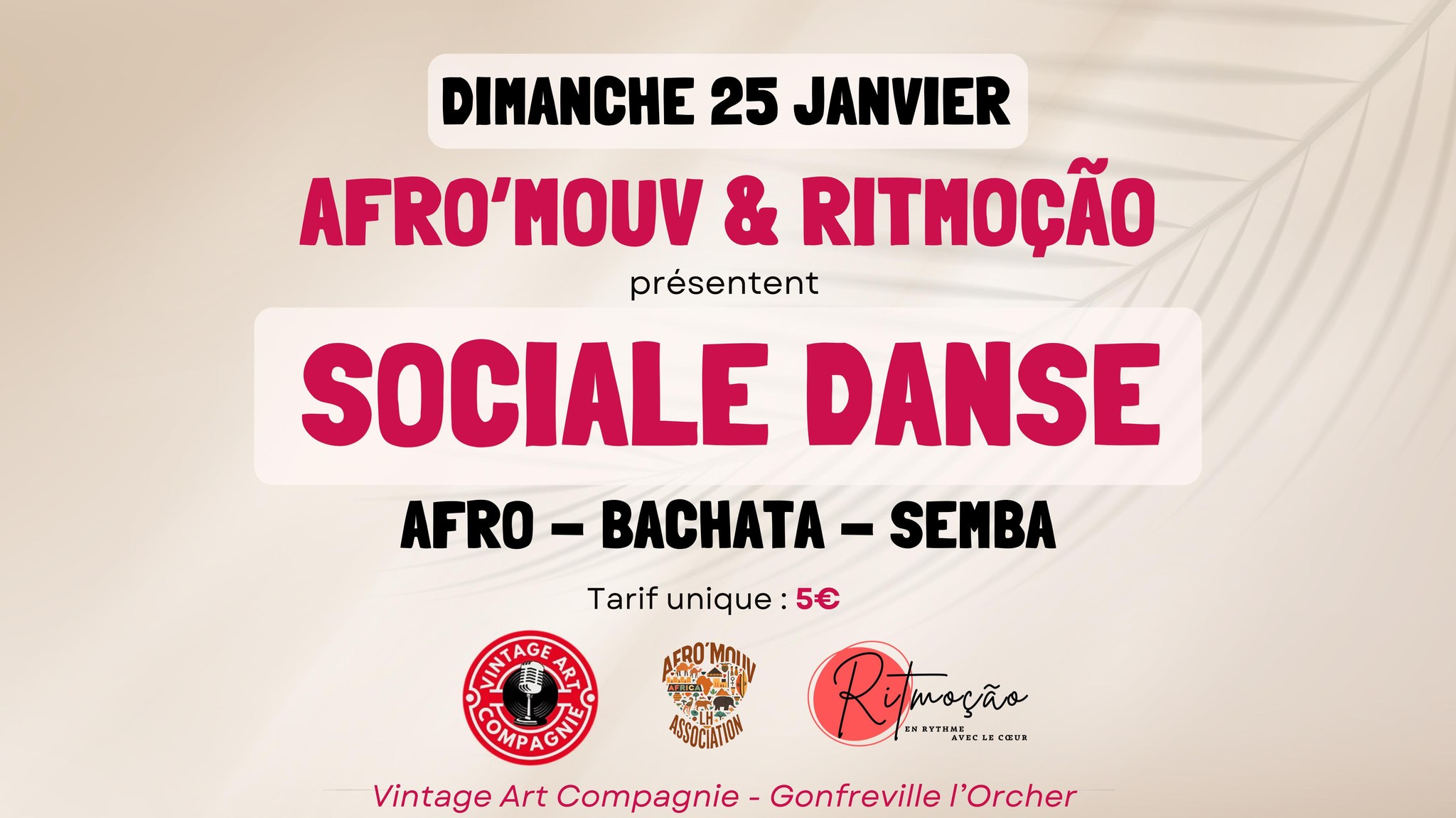 Sociale Danse SBK Afro’Mouv & Ritmoção Cours Afro Bachata & Semba ! 💃🏻🕺🏾