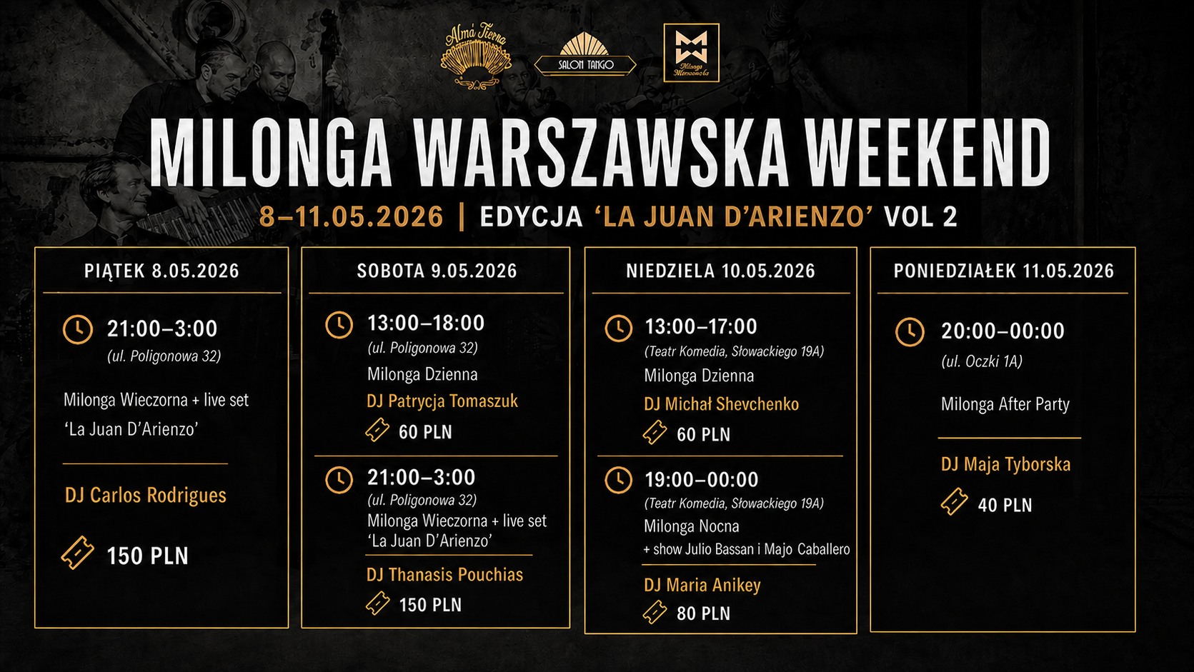 Milonga Warszawska Weekend 🔥La Juan D'Arienzo Edition Vol. 2🔥