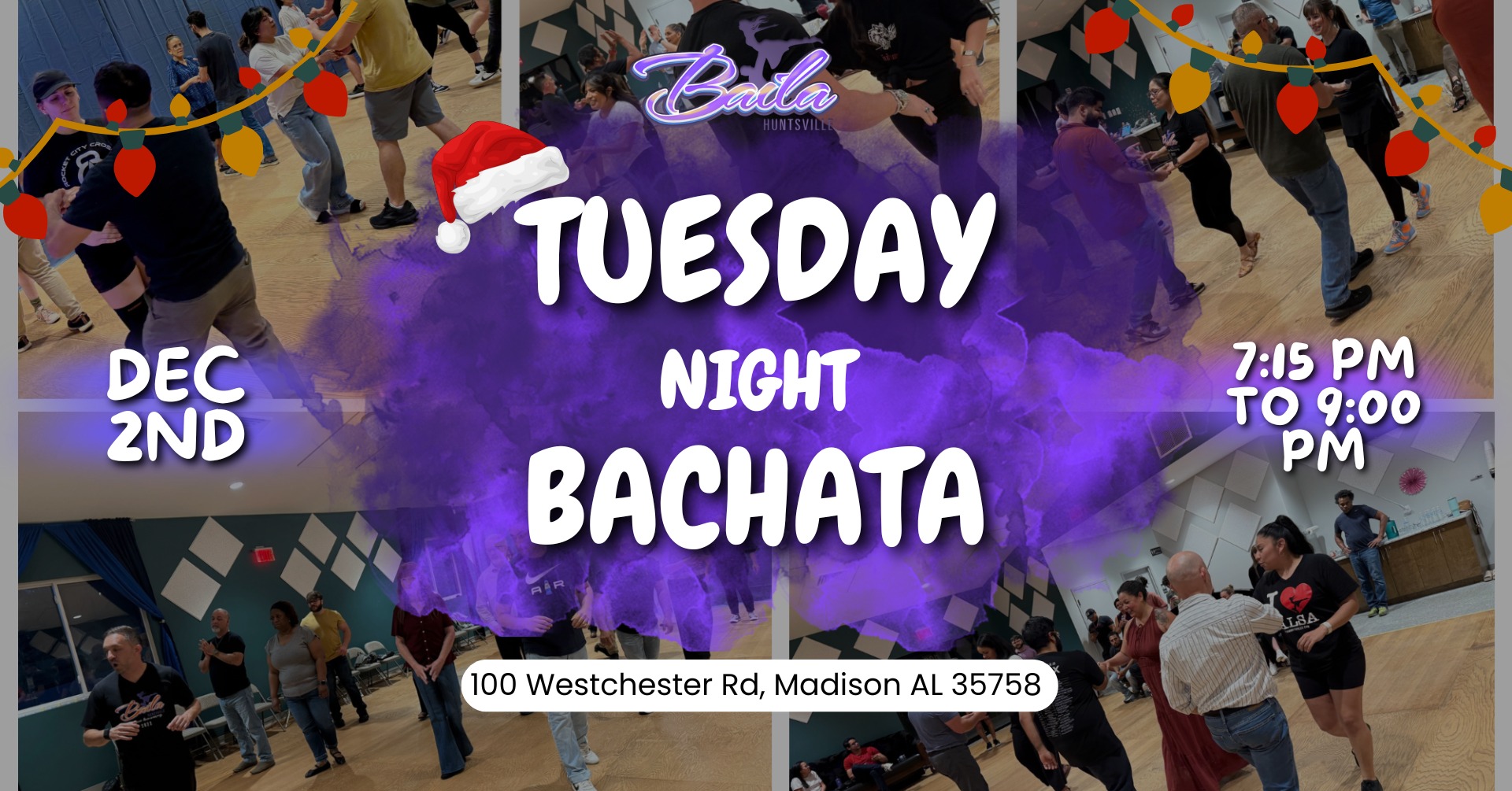 Tuesday Night Bachata! December Edition!