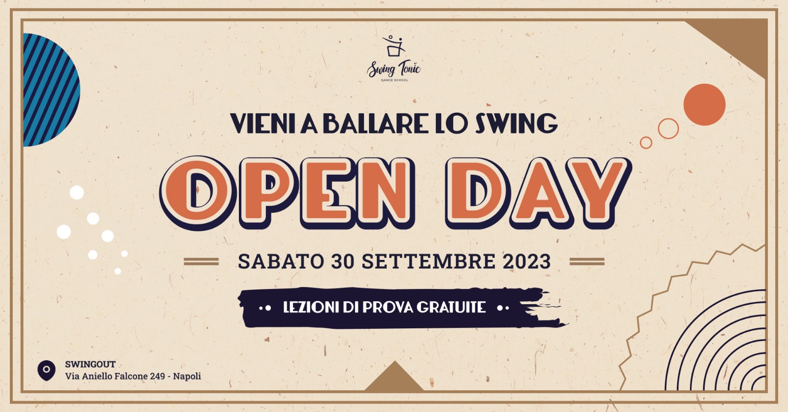 Open Day Swing Tonic > Lezioni di prova di Lindy Hop e Balboa + Social dance