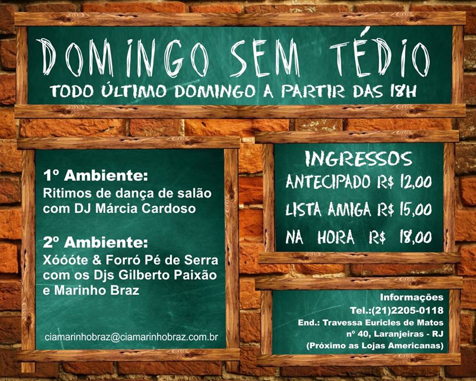 Domingo Sem Tédio! Esquenta para Ilha Grande!!!