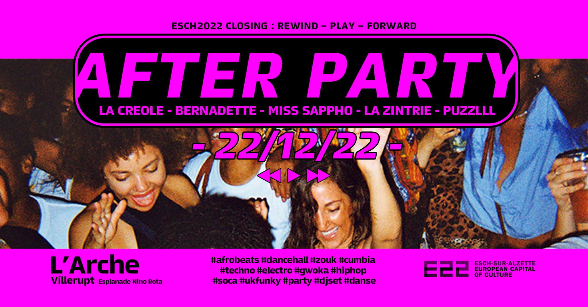 Closing Esch 2022 - AFTER PARTY ~ L'Arche - Villerupt