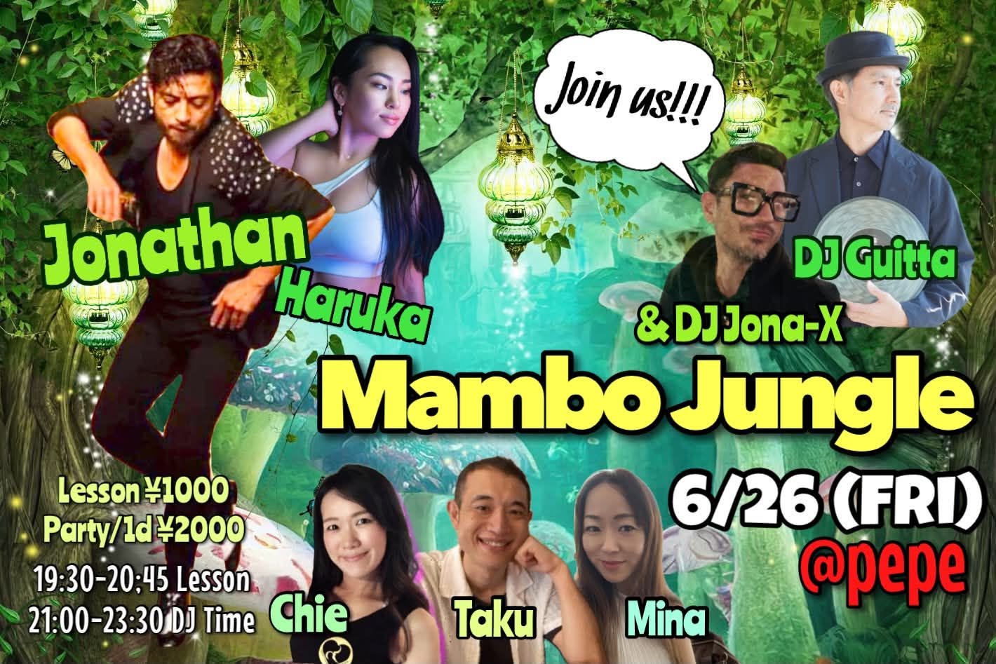 MAMBO JUNGLE@STUDIO PEPE ROPPONGI