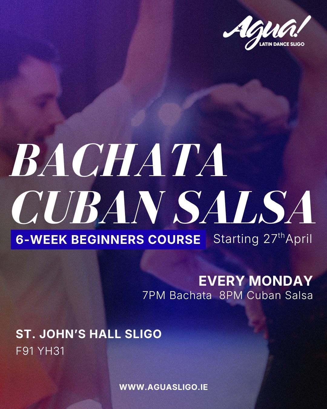 NEW Beginners 6-week Course Bachata & Cuban Salsa Dance Classes!