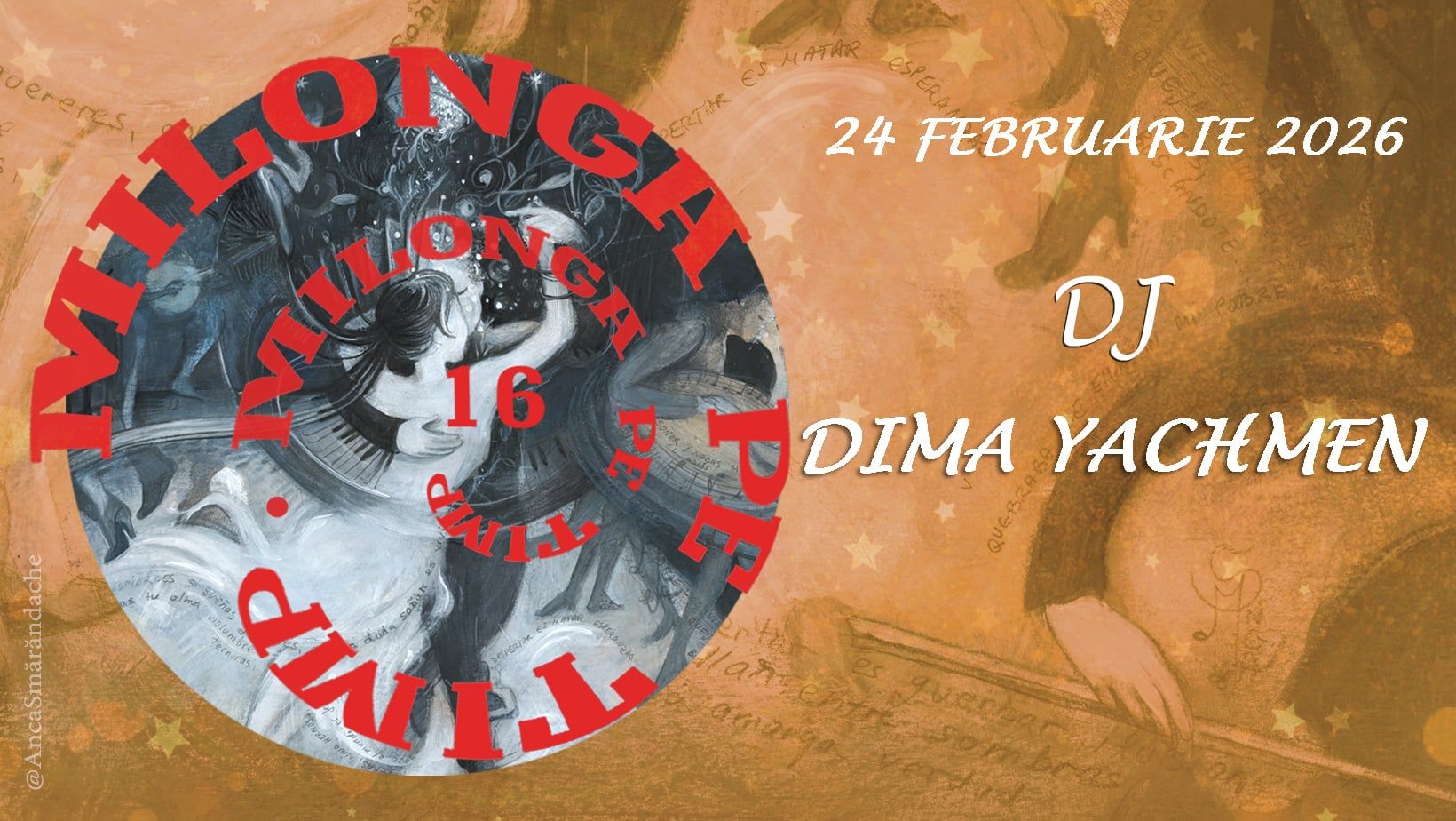 Milonga pe Timp, DJ Dima Yachmen. Curs* Structuri circulare in vals*, Dima & Raluca Teodor
