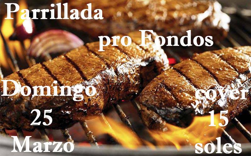 Parrillada Pro Fondos Domingo 25 de Marzo