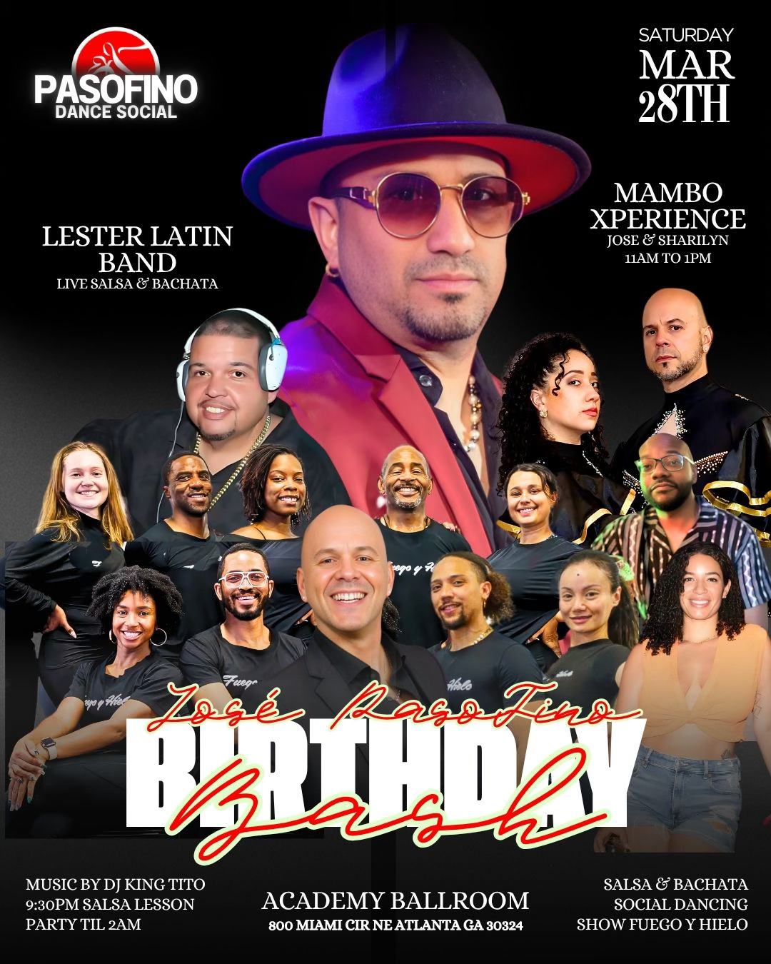 PASOFINO Social: Jose's Bday Bash Latin Night