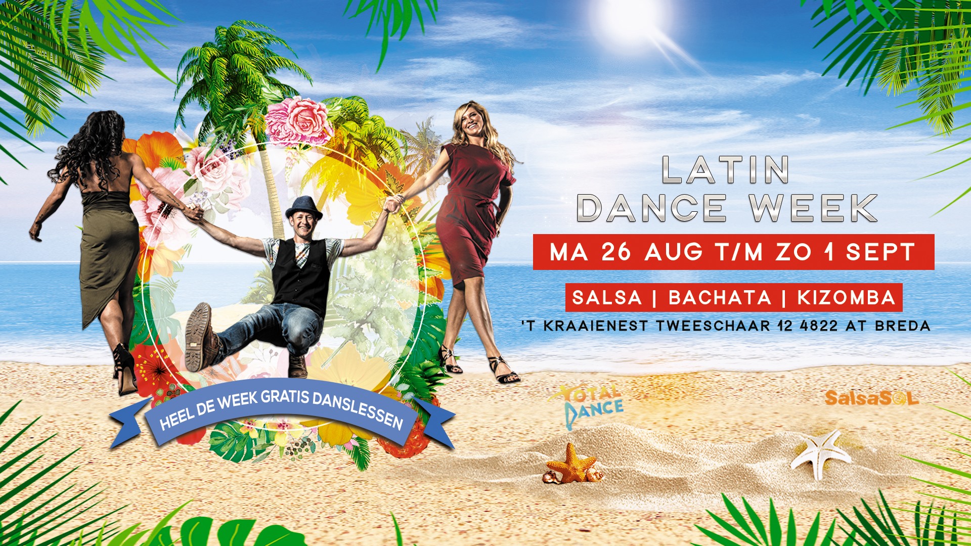 Latin Dance Week, Gratis Proeflessen Salsa,Bachata,Kizomba Breda