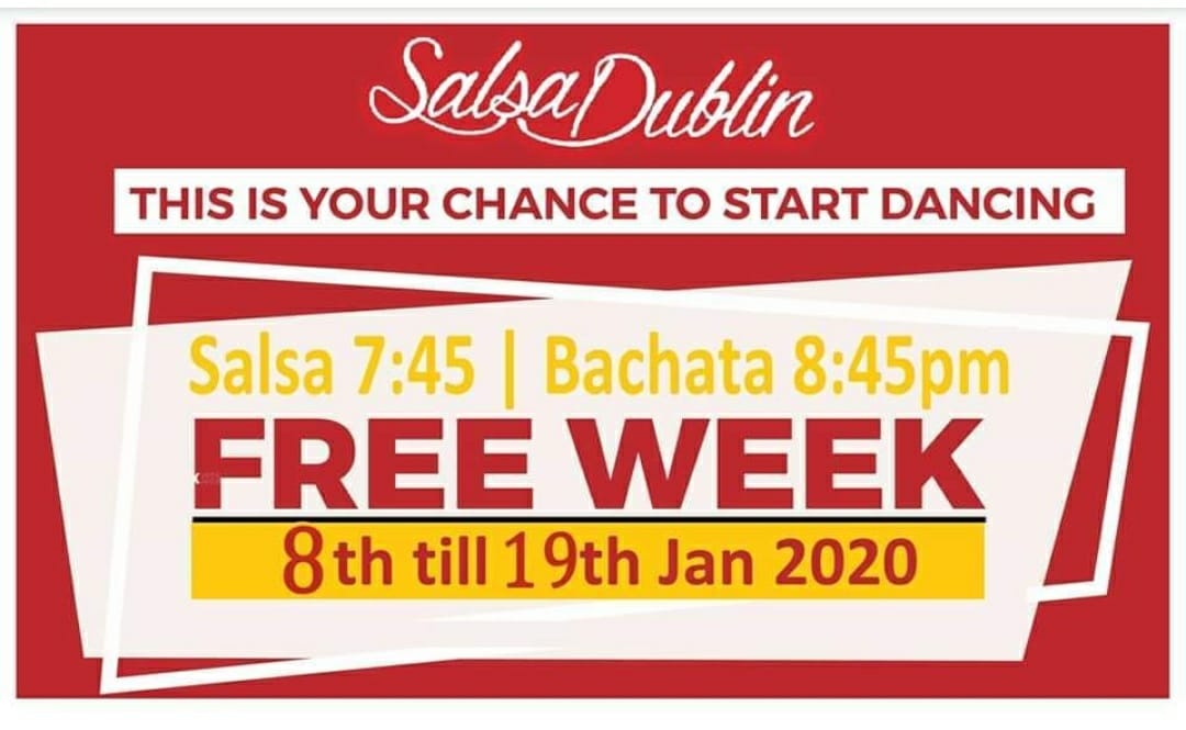 Free Week of Dancing Salsa & Bachata (8th till 19th Jan 2020)
