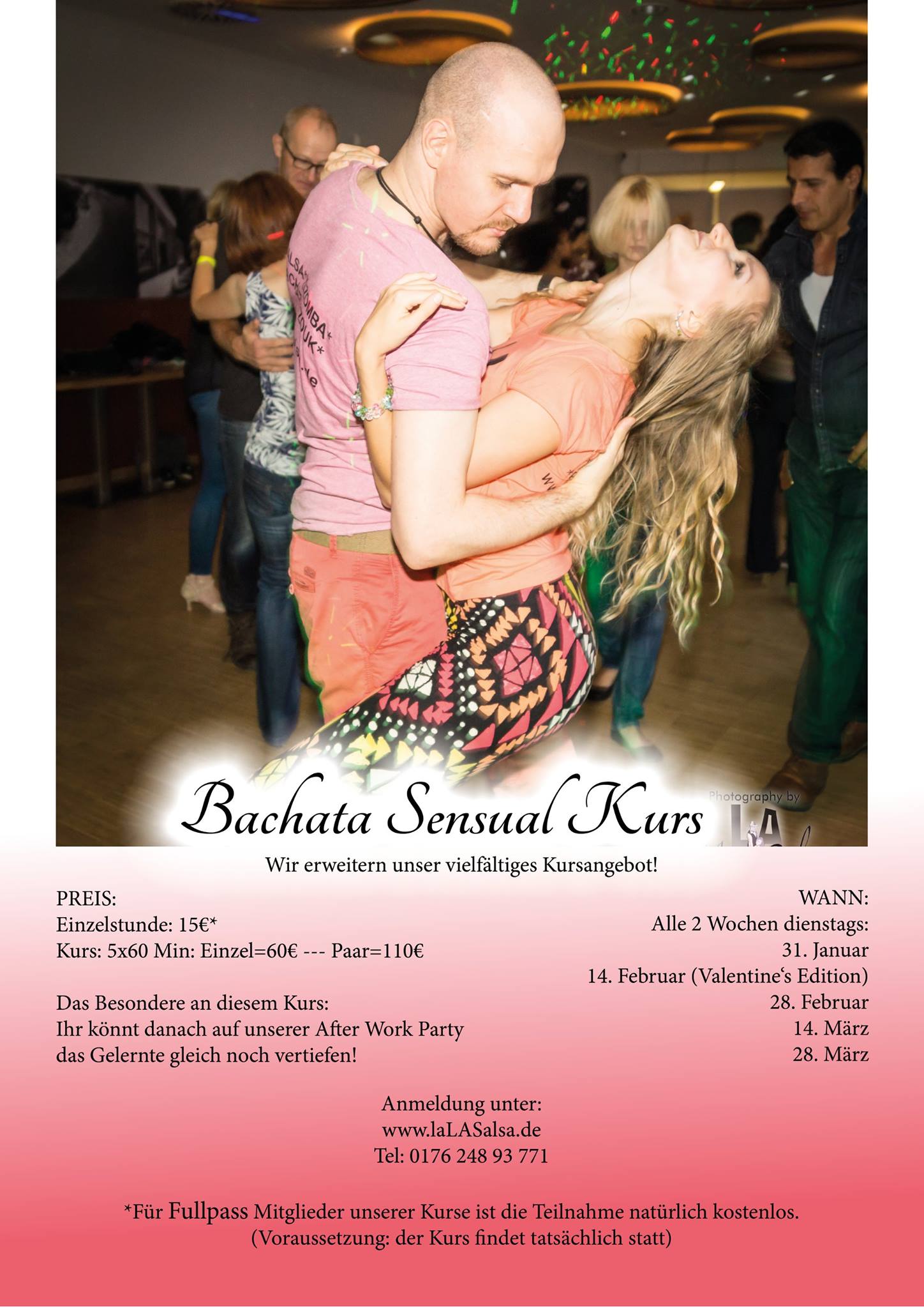 Bachata Sensual Kurs <3 Valentines Edition mit Kuchen