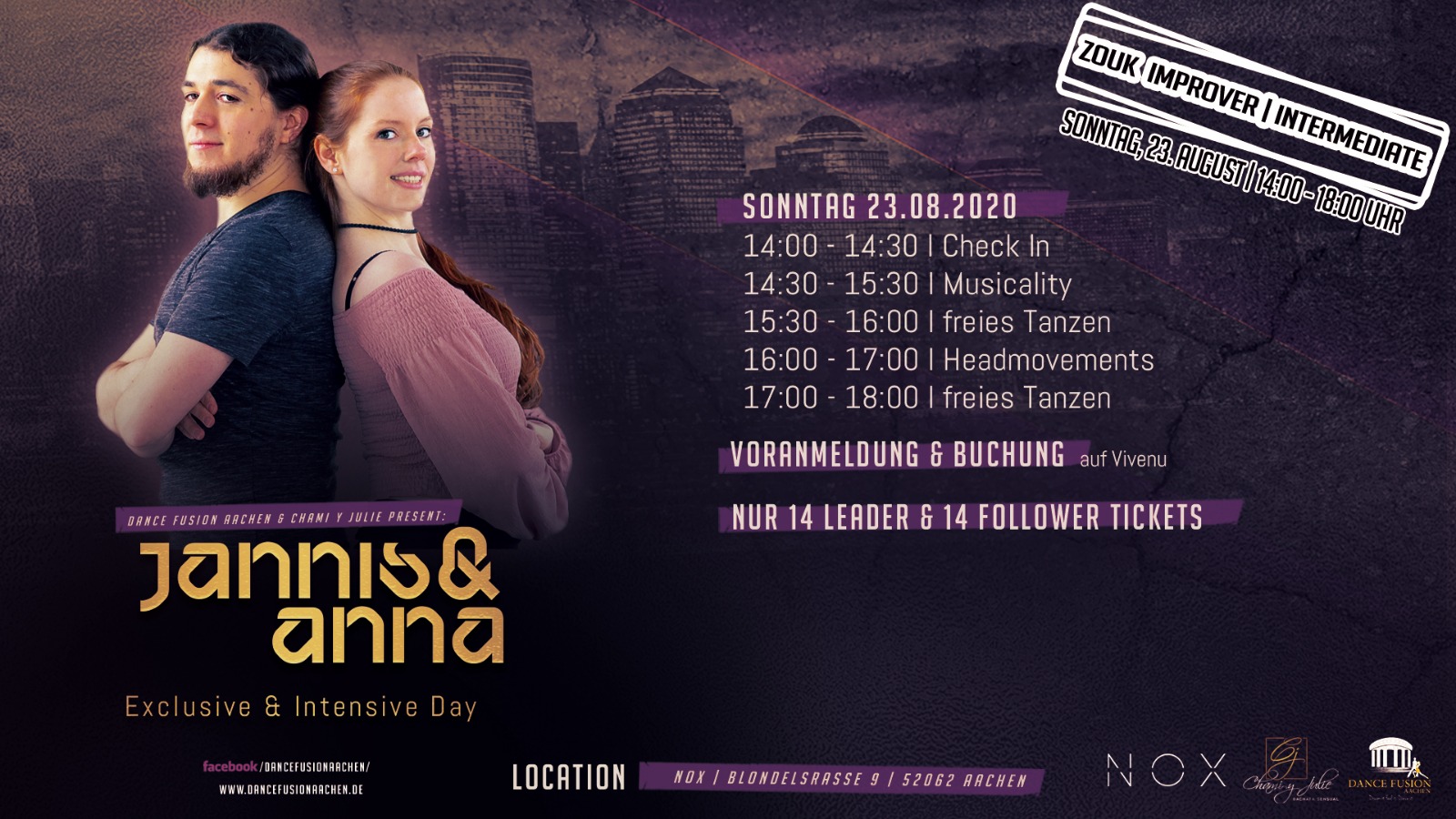 ZOUK Bootcamp by Dance Fusion Aachen, I will be there!