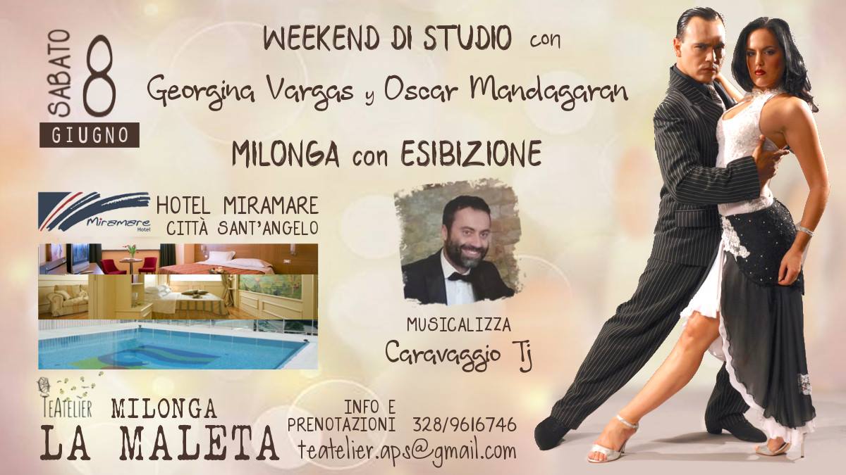 Milonga La Maleta con Georgina Vargas y Oscar Mandagaran