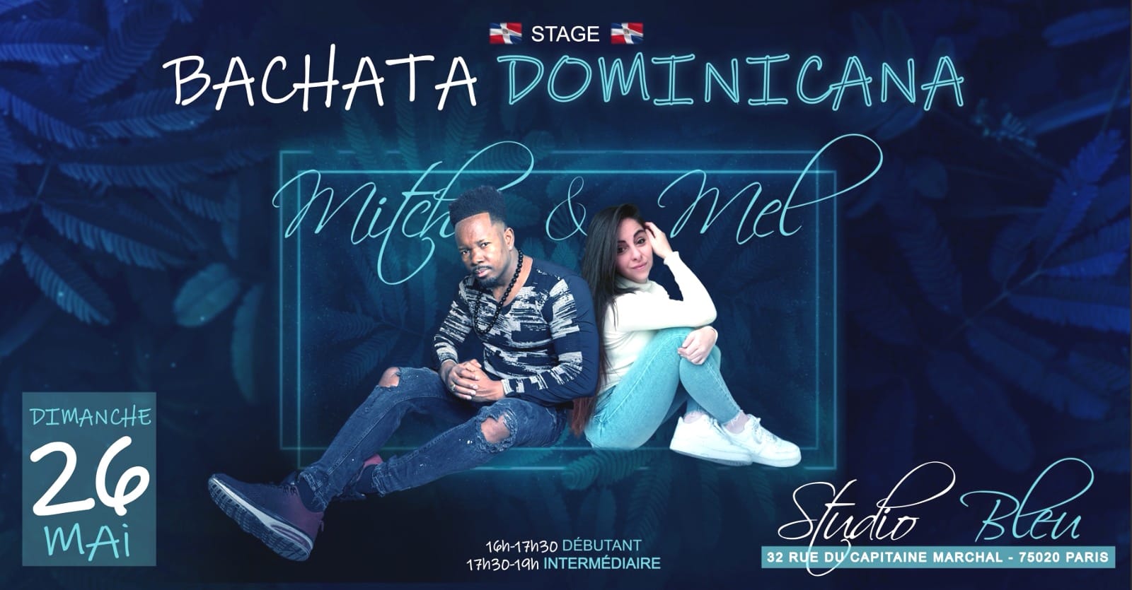 WORKSHOP 🇩🇴 BACHATA BY MITCH & MEL PLACE LIMITÉE