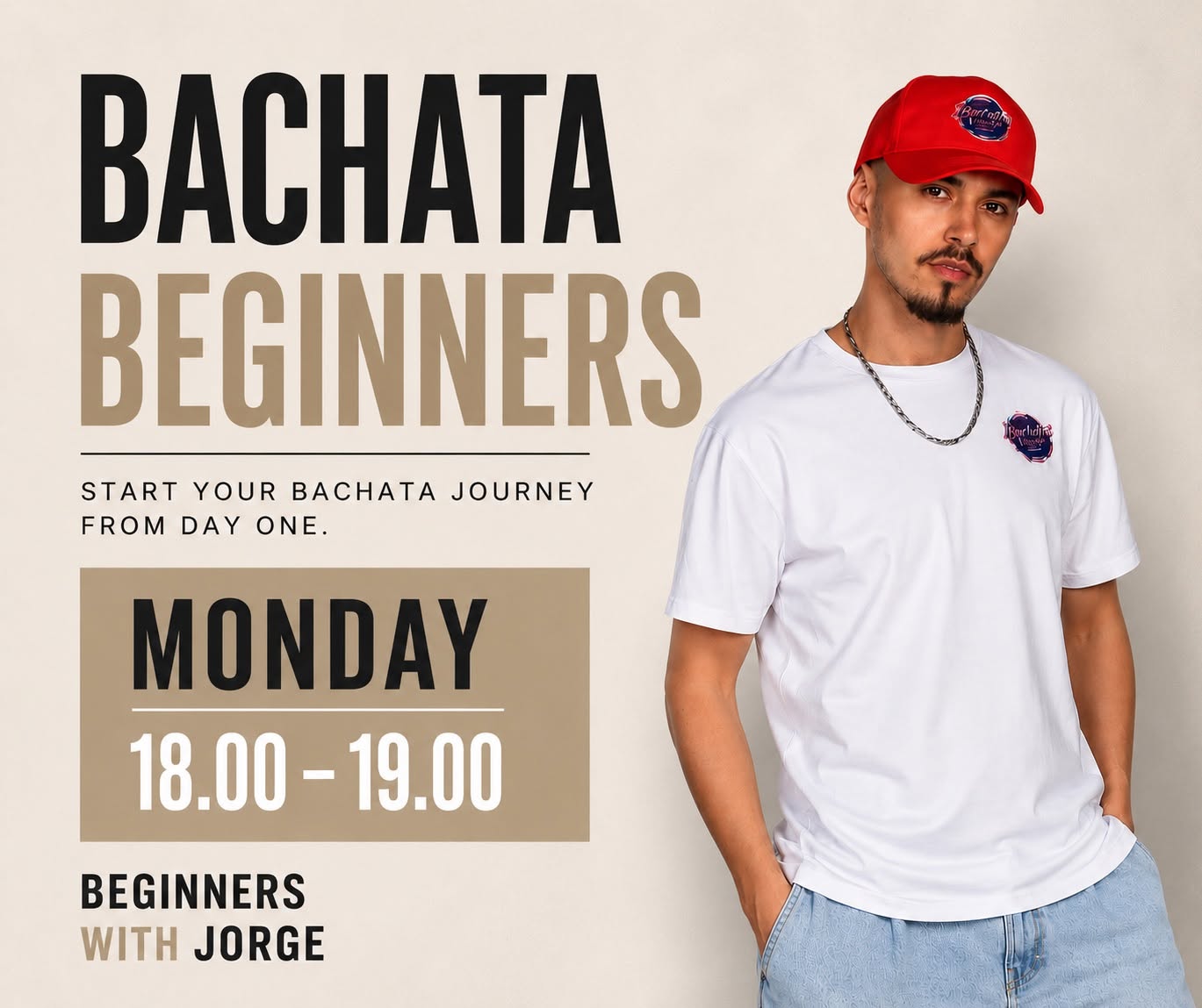 Bachata Beginners Course in Prague with Jorge